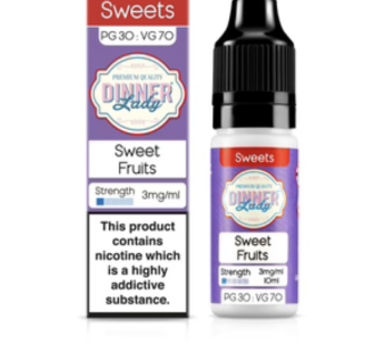 Sweet Fruits 30:70 10ml E-Liquid / 3mg Nic